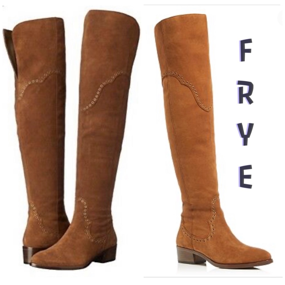 AVAILABLE! Frye Ray OTK grommet boots! EUC!